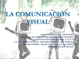  Unidad Didáctica "Comunicación Visual" foto de Portada 